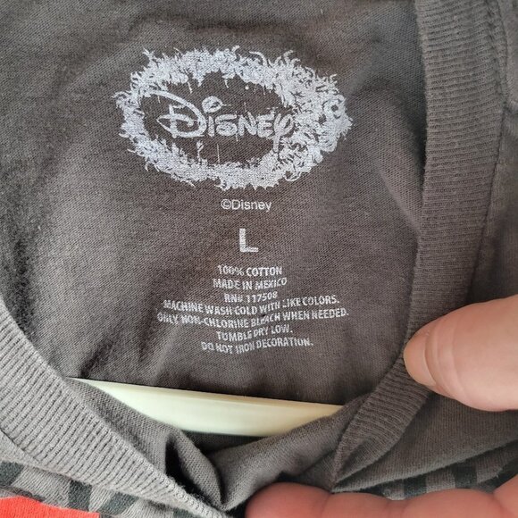 Mickey Mouse Womens Tshirt Short Sleeve Gray Size Large - Picture 7 of 7